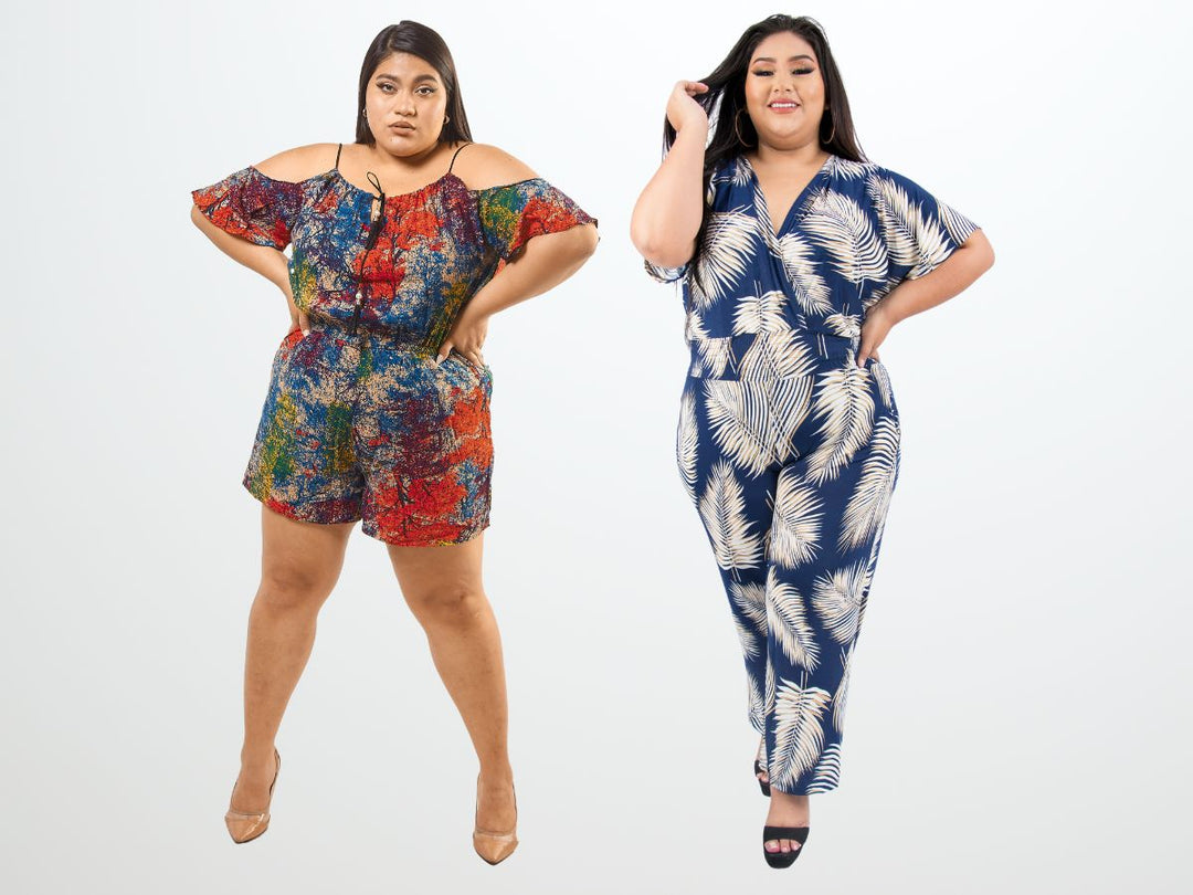 Enterizos para gorditas en tallas grandes. 