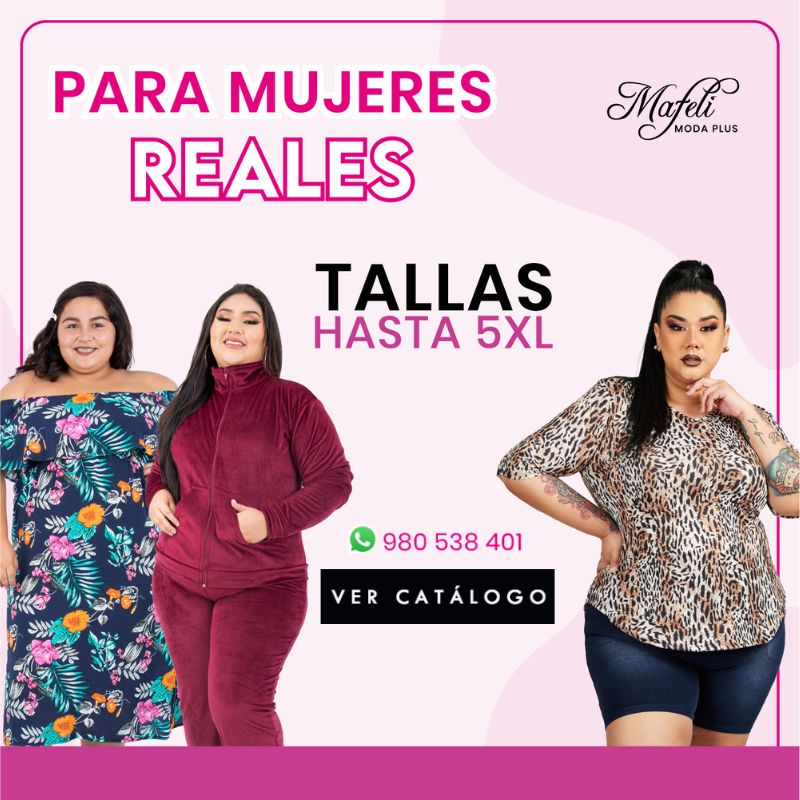 Ropa para gorditas en tallas grandes