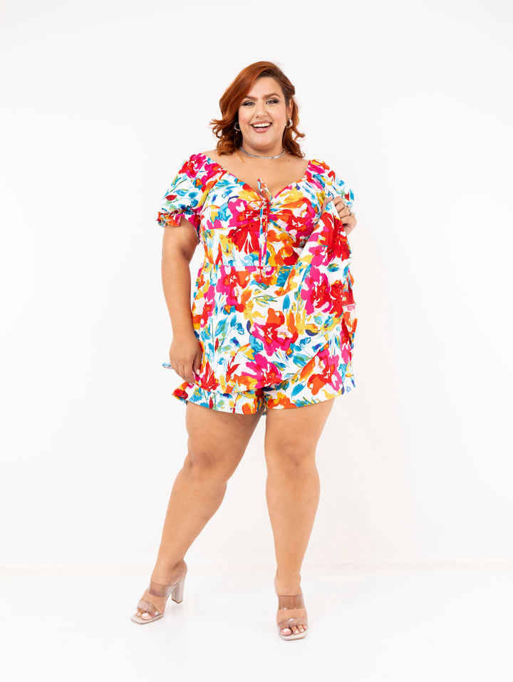 Enterizo Falda Short Kaori