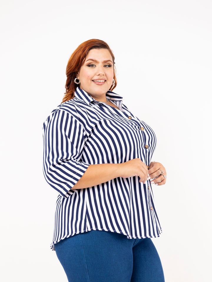 Blusa a rayas