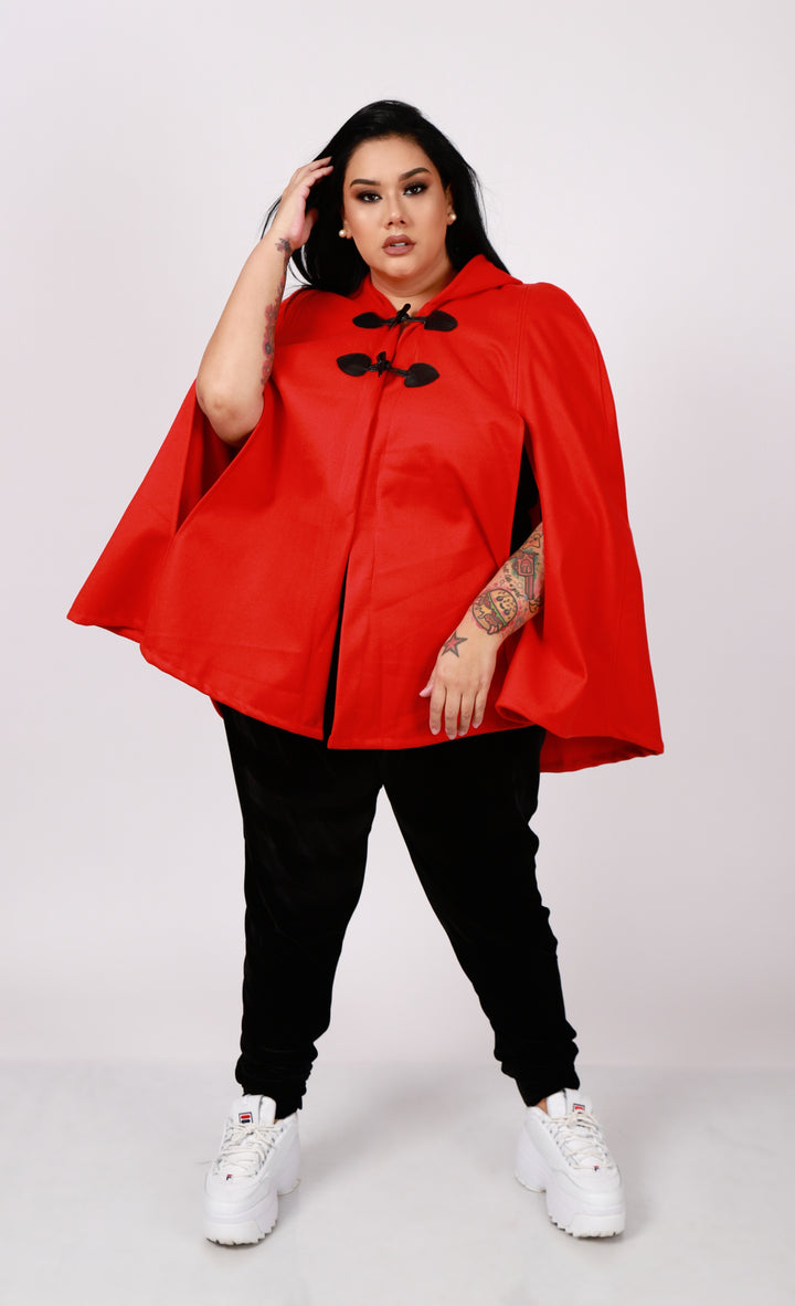 Poncho Paño Botones