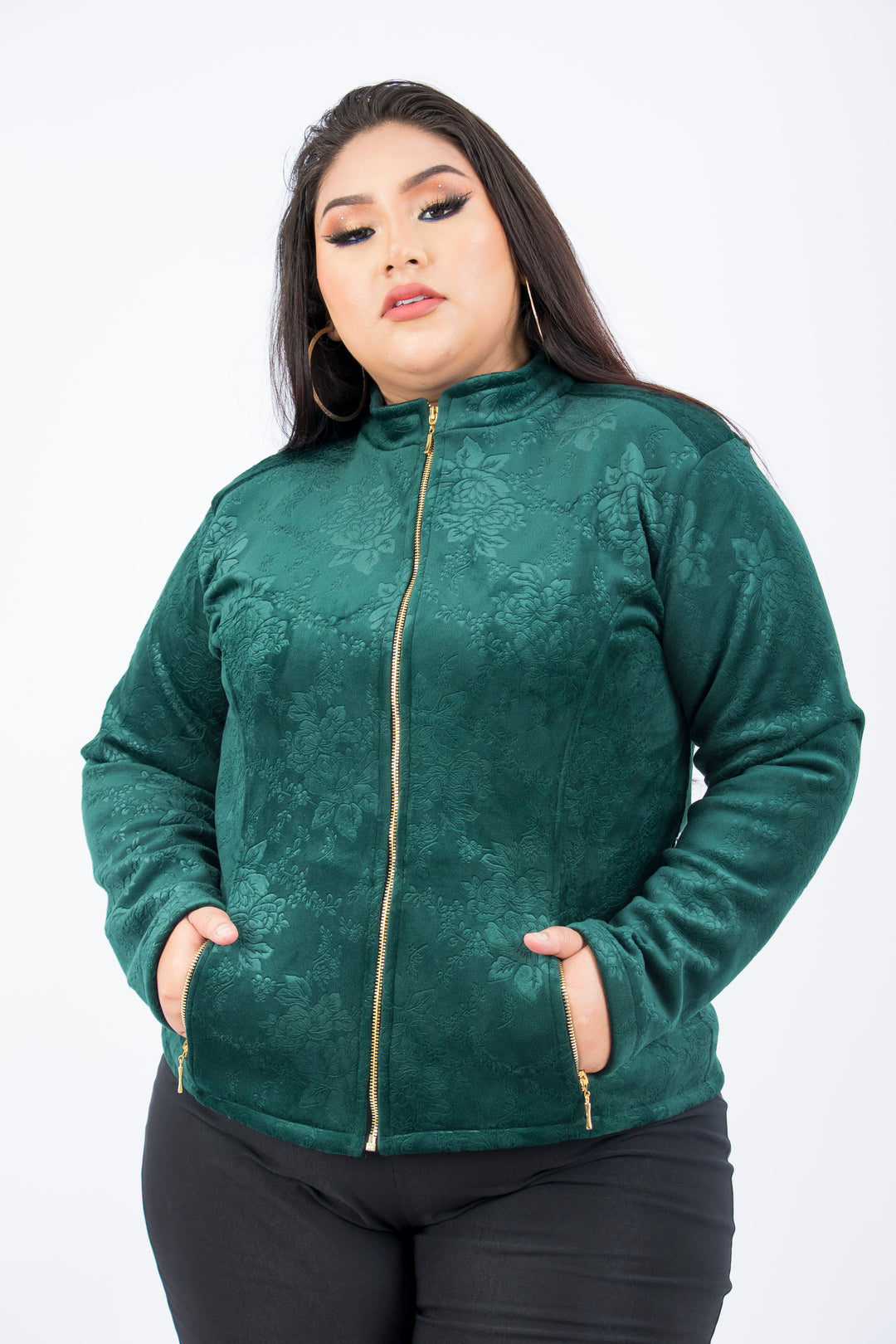 Casaca Labrada. Ropa para gorditas