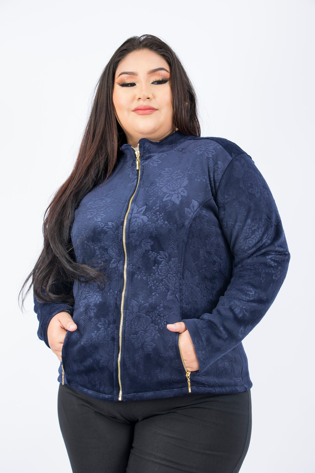 Casaca Labrada. Ropa para gorditas