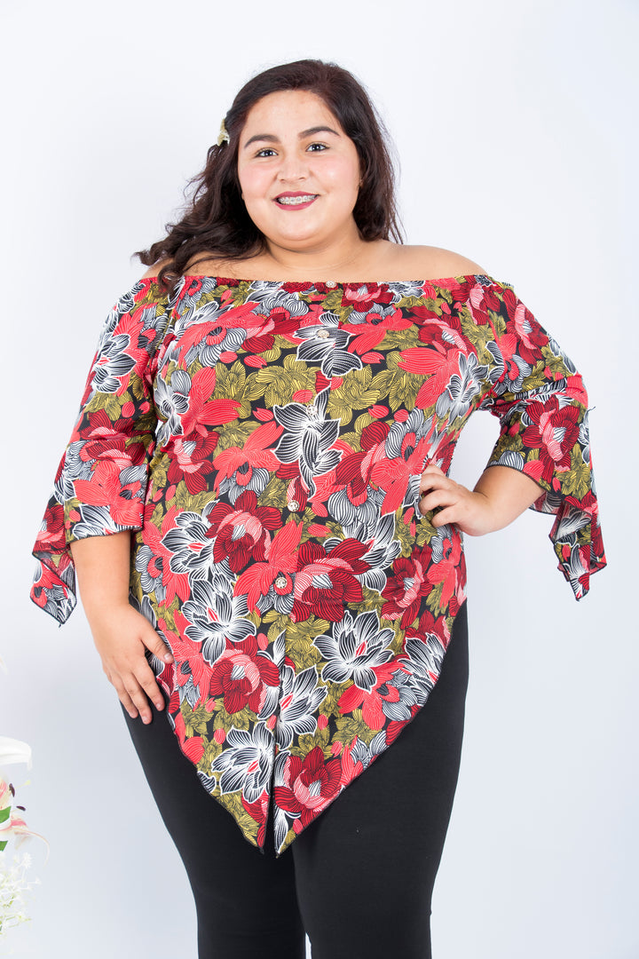 Blusa Ruth. Ropa para gorditas