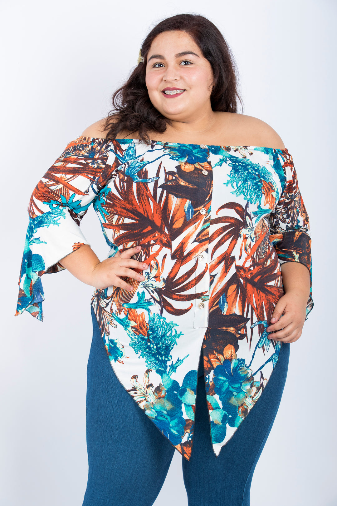 Blusa Ruth. Ropa para gorditas