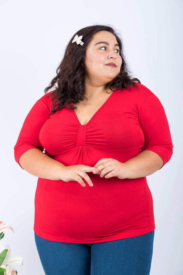 Polo Melissa. Ropa para gorditas