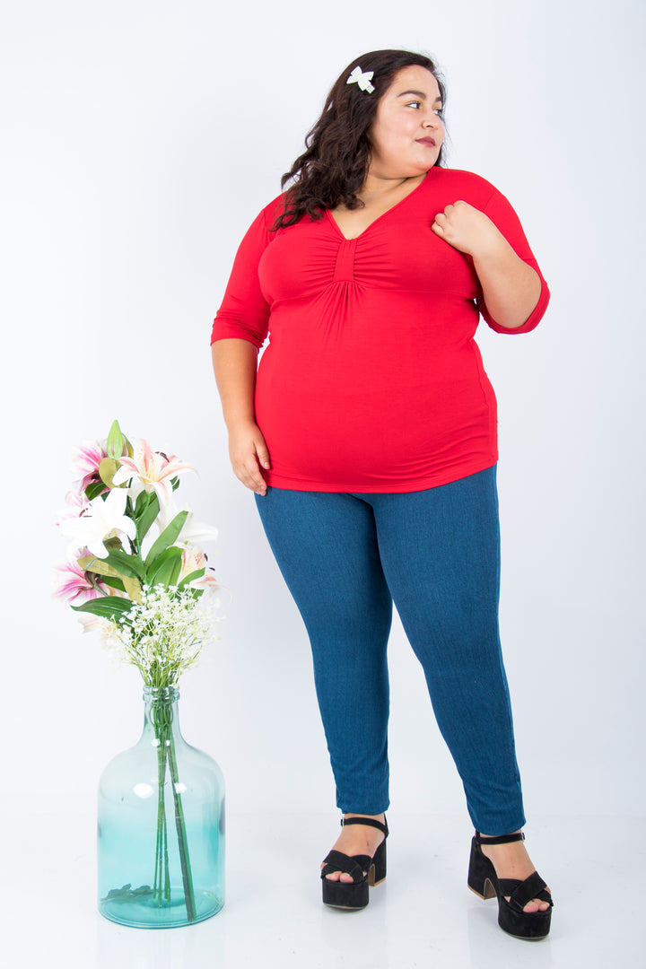 Polo Melissa. Ropa para gorditas