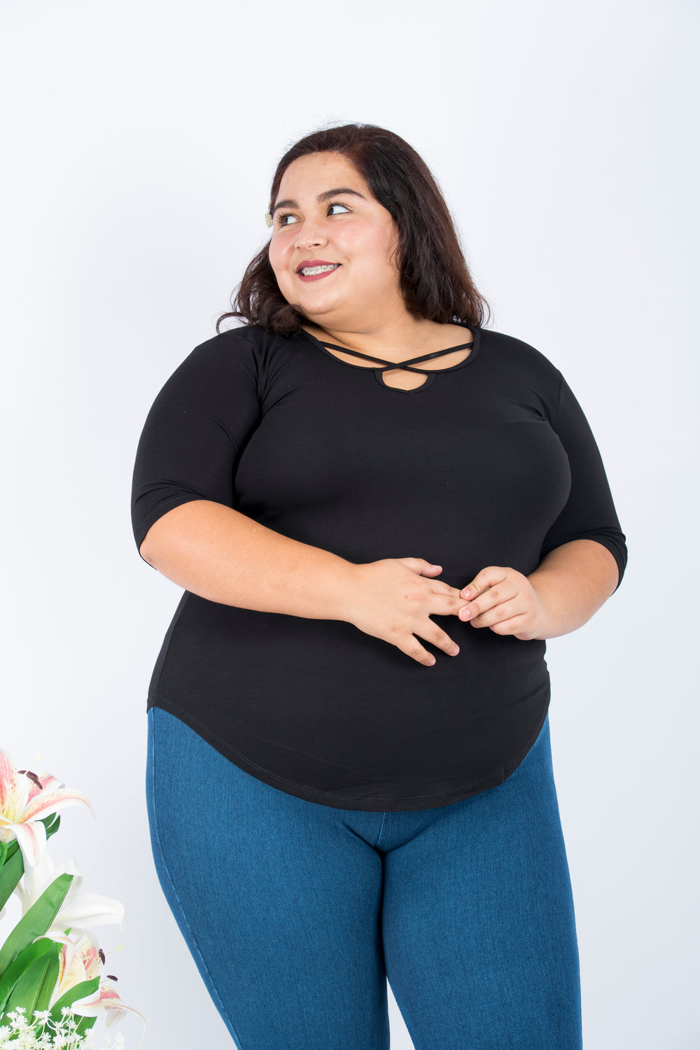 Polo Ashley. Ropa para gorditas