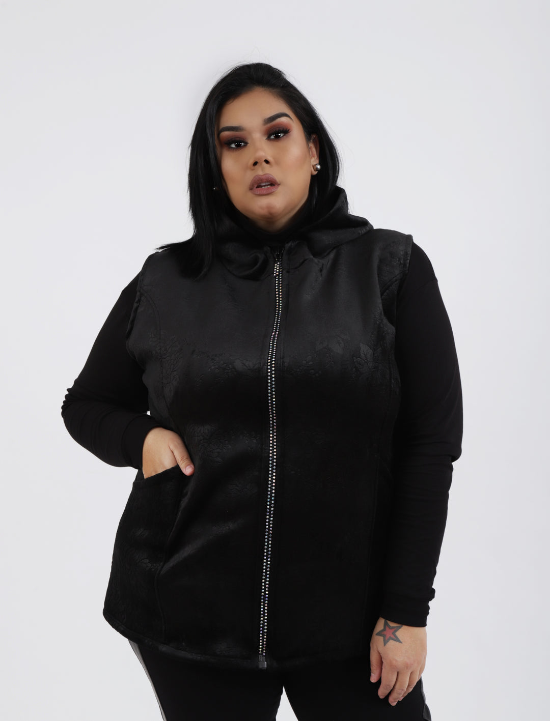 Chaleco Strass Mafeli