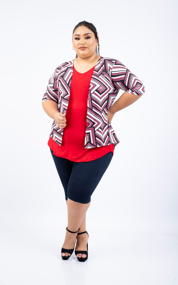 Cárdigan Manga Corta Mafeli