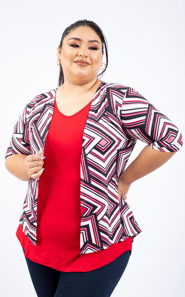 Cárdigan Manga Corta Mafeli