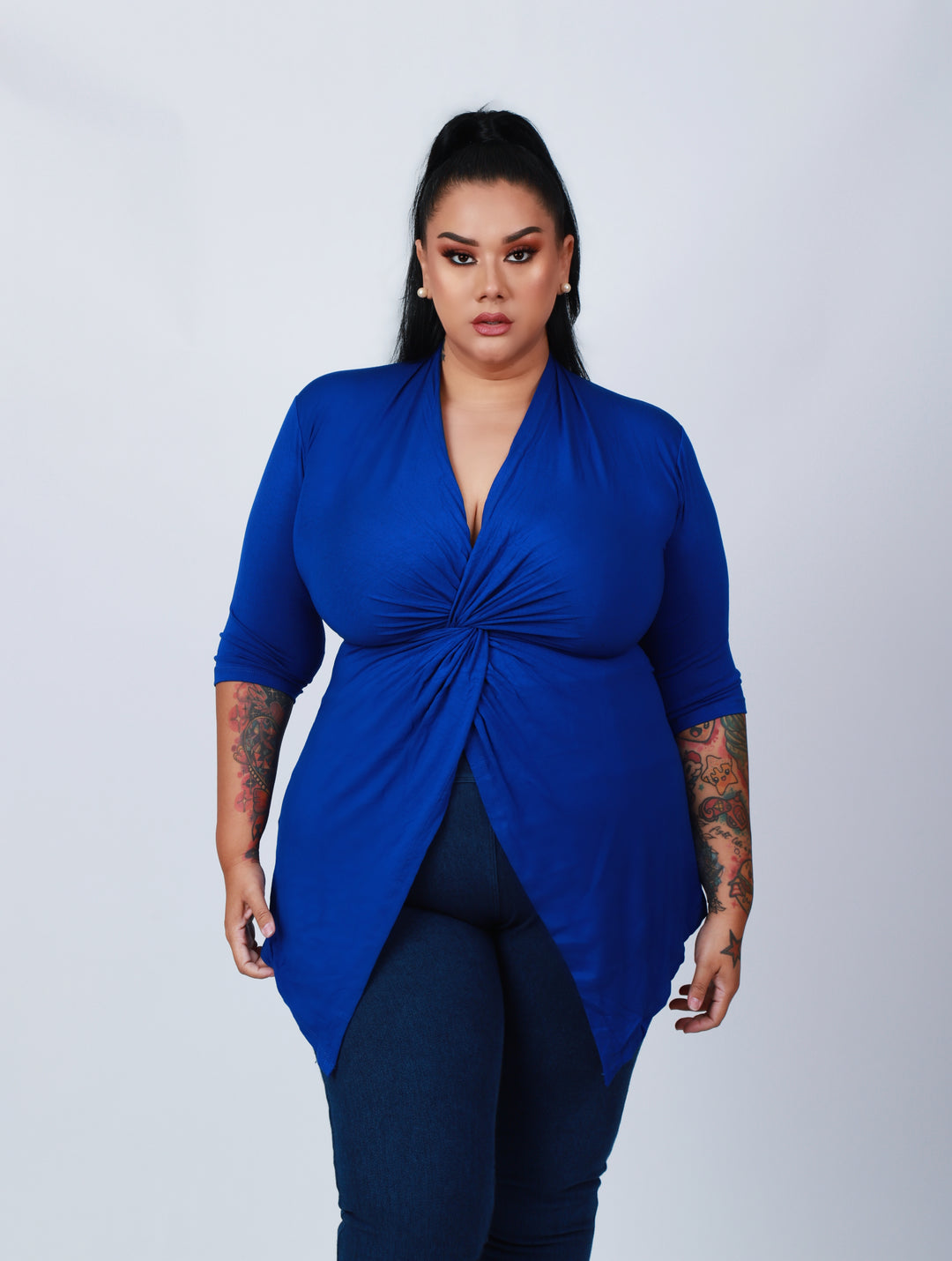 Polo Lourdes. Ropa para gorditas