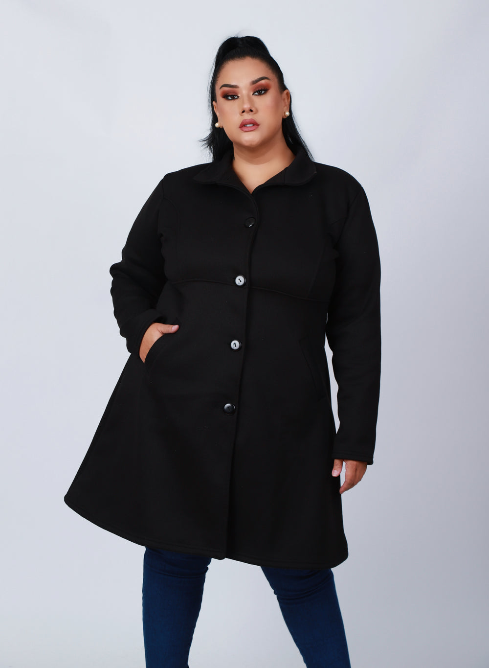 Abrigo Paño. Ropa para gorditas