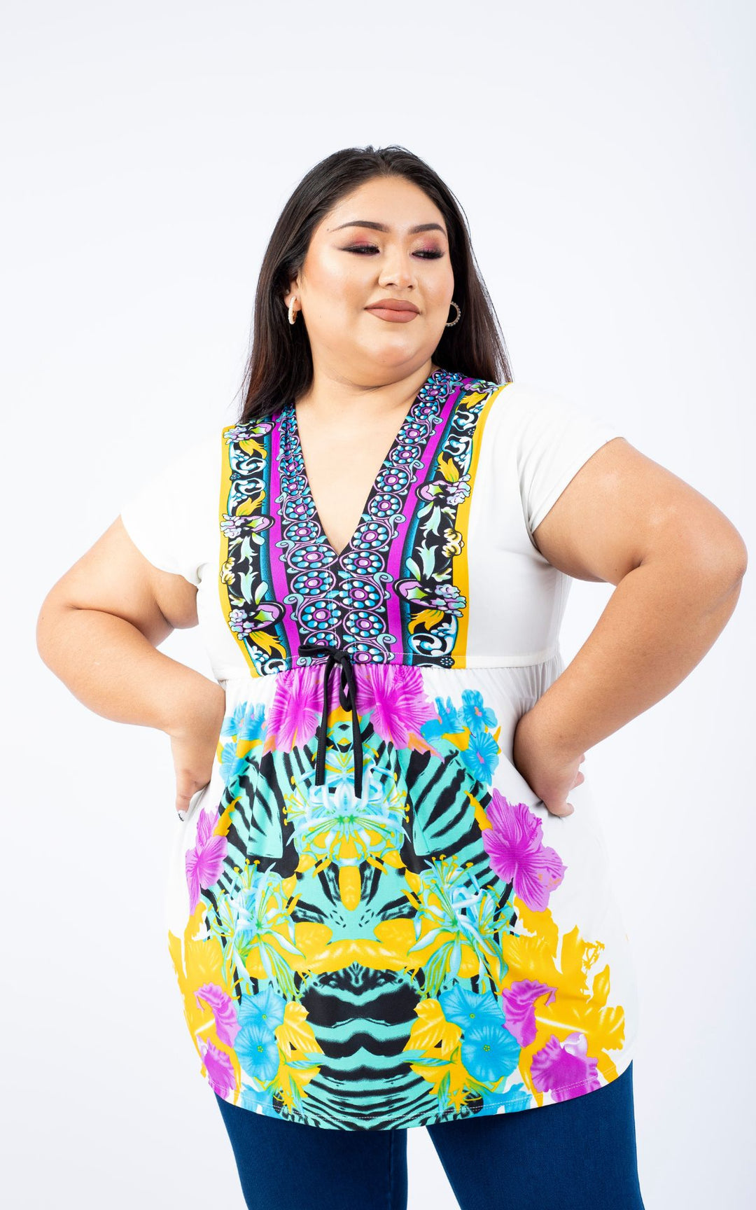 Polivestido Alejandra. Ropa para gorditas