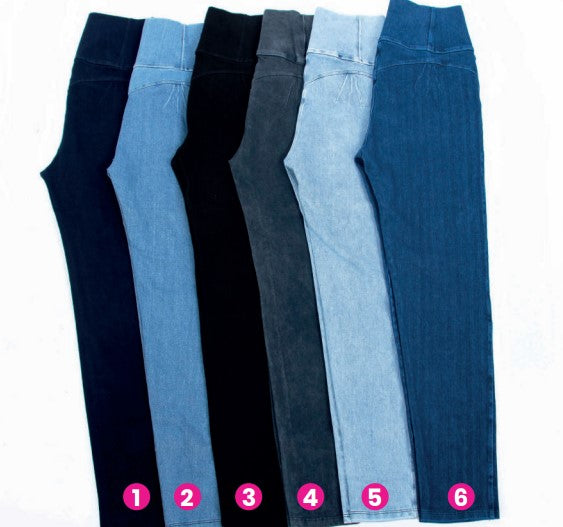 Pantalón Denim Afranelado. Ropa para gorditas