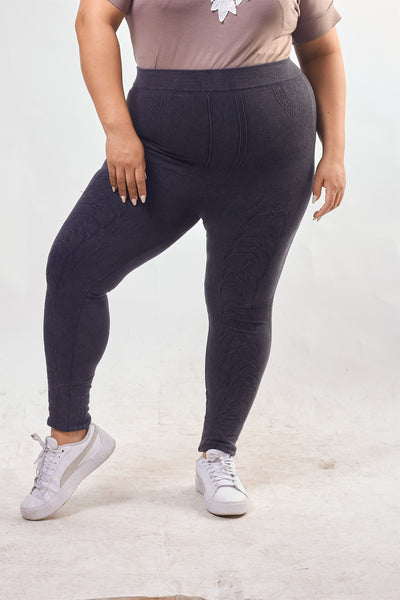 Leggins Repujado. Ropa para gorditas
