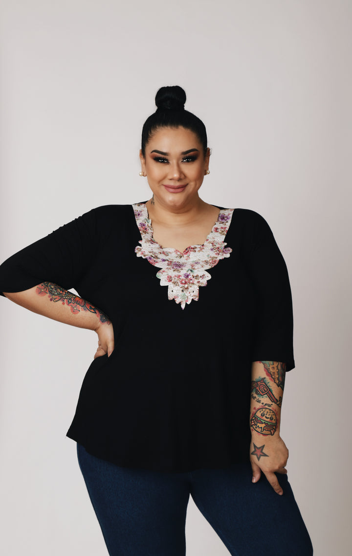 Polo Adriana. Ropa para gorditas