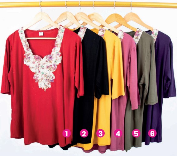 Polo Adriana. Ropa para gorditas