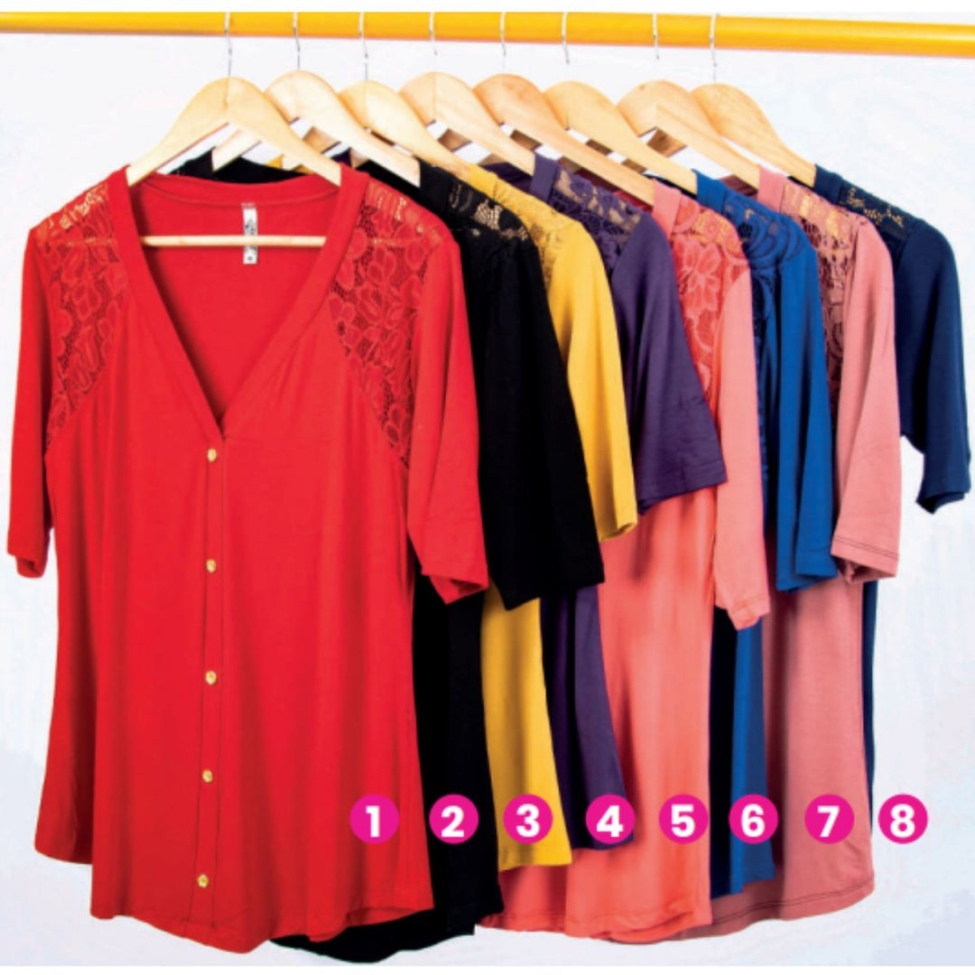 Polo Alicia. Ropa para gorditas